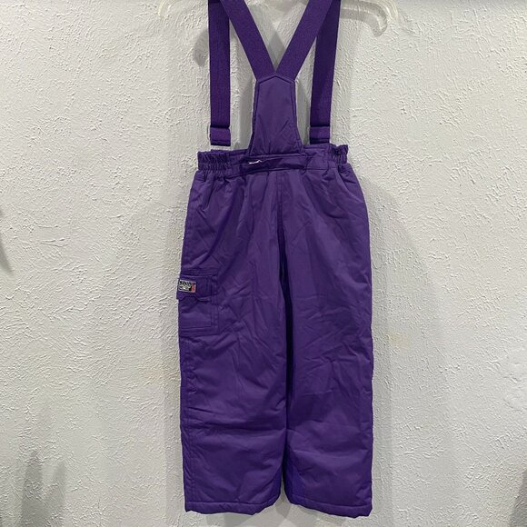 Weatherproof 32 degrees, kids winter ski/snow pants size XS 5/6 in purple NWT. - Picture 2 of 9